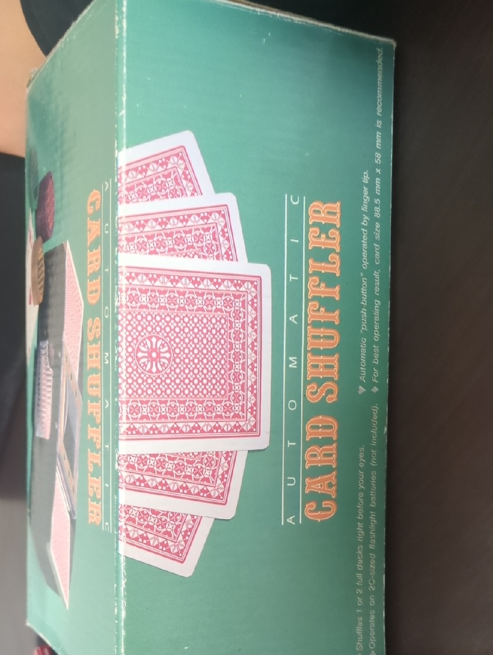 Automatic Card Shuffler Vintage With Cards Included